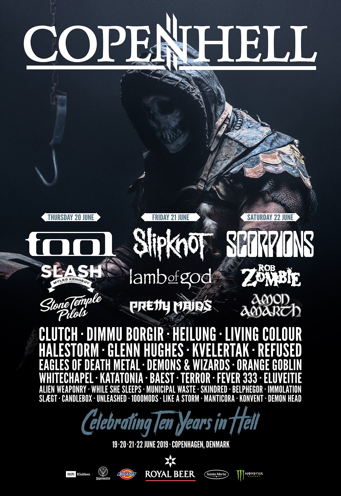 Copenhell 2019 (Refshaleøen 20.21.22. juni 2019) ahlburg.dk